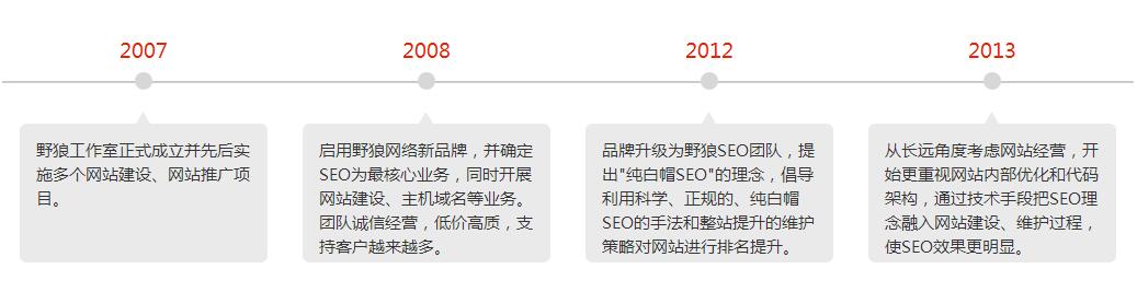 野狼SEO團隊成長歷程